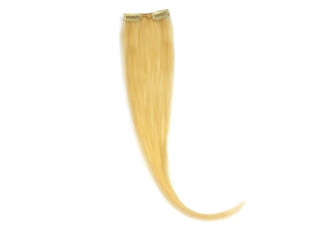 Indisches Clip in Extensions Stück, mit 2 Clips, glatt, 5 g, 60 cm - Haarverlängerung
