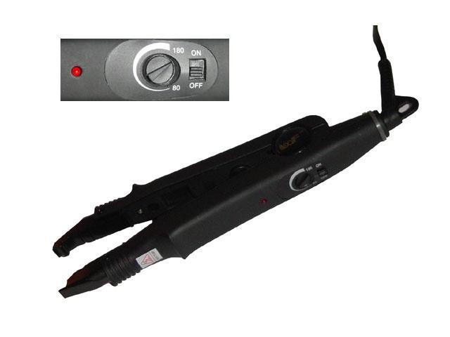 MilleniumHair Wärmezange mit variabler Temperatur - Schwarz - Haarverlängerung