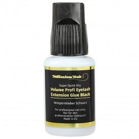 MilleniumHair Profi Volumenkleber - Lashes Glue (10 g) Schwarz - Wimpernverlängerung