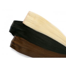 Indische Skin Weft, glatt, 55 g, 60 cm - Haarverlängerung