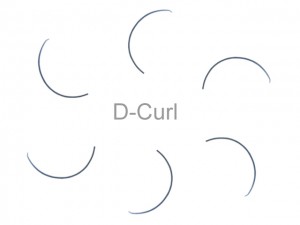 MilleniumHair D-Curl Lashes - D-Curl Wimpern - 0,25 mm Stärke - Länge wählbar