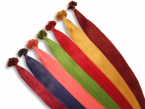 20 indische Fantasy Echthaarsträhnen, U-Tip, glatt, 60 cm - Haarverlängerung