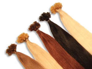 20 indische Echthaarsträhnen, U-Tip, glatt, 40 cm - Haarverlängerung