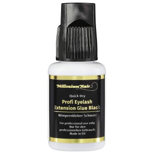 MilleniumHair Profi Wimpernkleber - Lashes Glue (7 g) Schwarz - Wimpernverlängerung